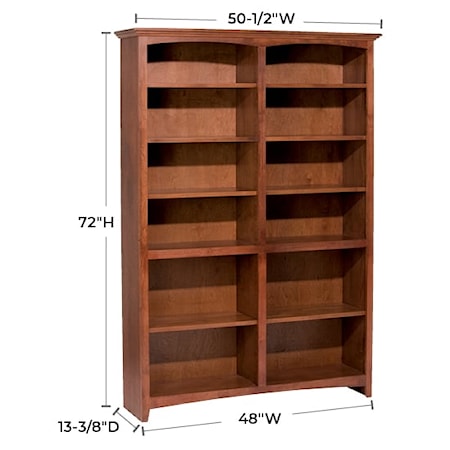 48&quot;W X 72&quot;H Bookcase