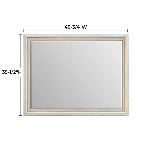 Whittier Wood Catalina Retangular Mirror