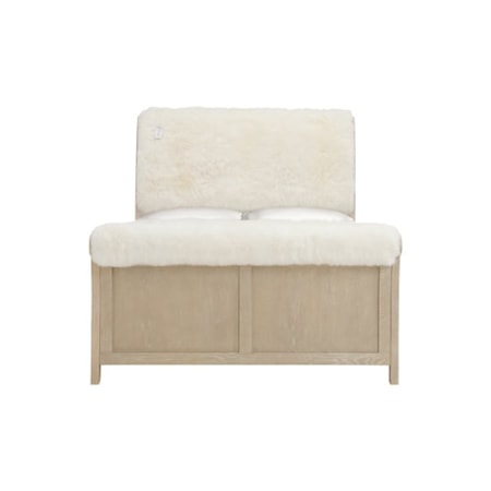 Queen Sheepskin Bed