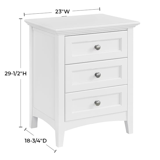 3-Drawer Nightstand