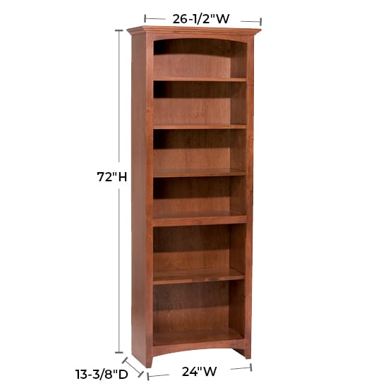 24"W X 72"H Bookcase