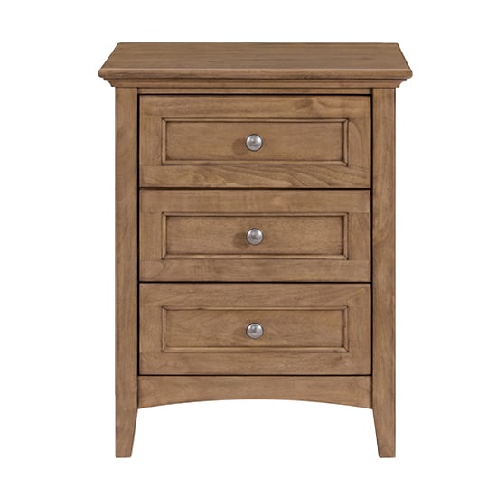 Whittier Wood McKenzie 3-Drawer Nightstand