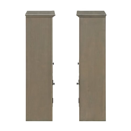 Set of 2 Bookcase Piers