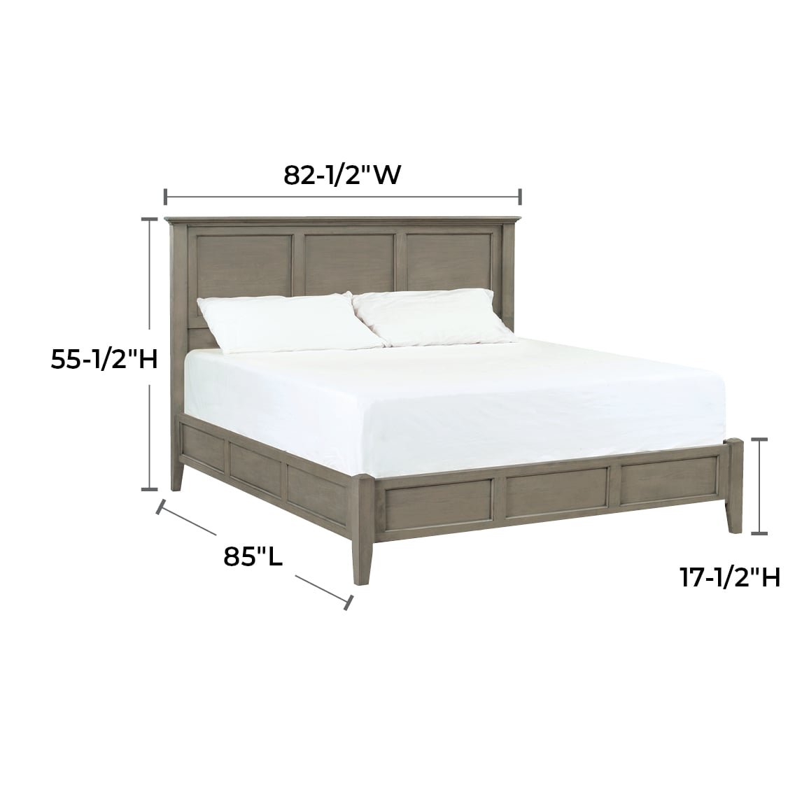 King Panel Bed