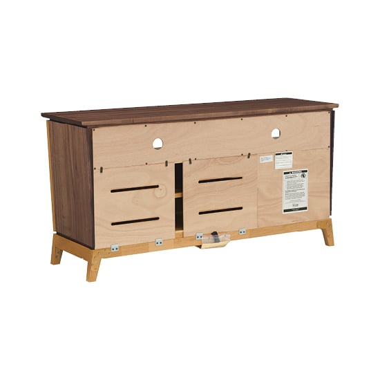 Whittier Wood Addison 54"W Sound Bar Media Console