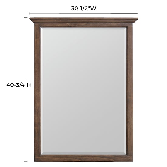 Whittier Wood McKenzie Beveled Mirror