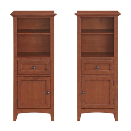 Set of 2 Bookcase Piers