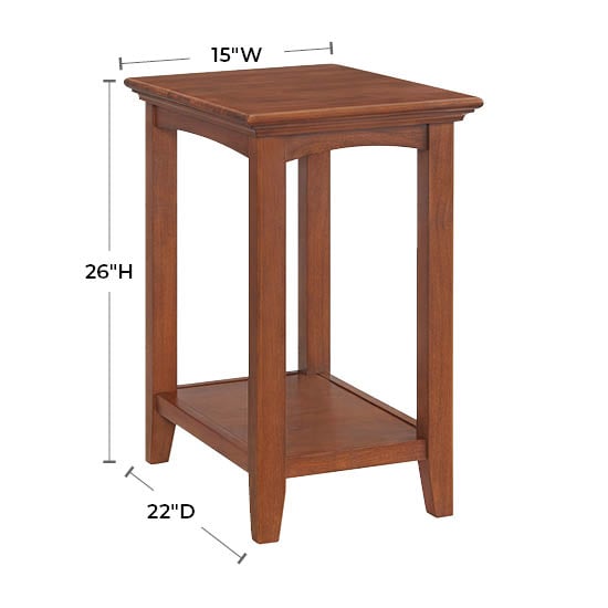 Whittier Wood McKenzie Accent Table