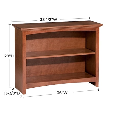 36&quot;W X 29&quot;H Bookcase