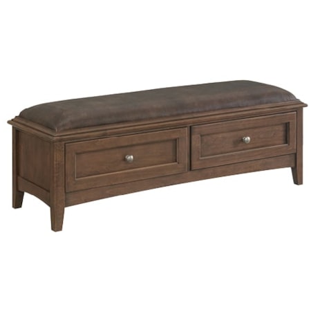 2-Drawer Bench