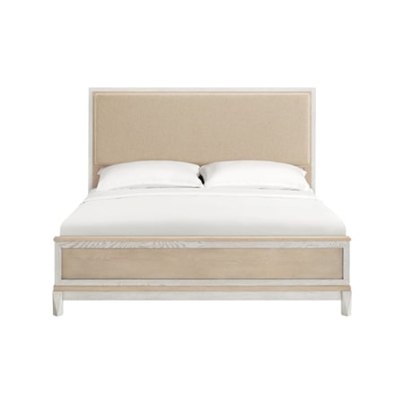 Cal-King Upholstered Panel Bed