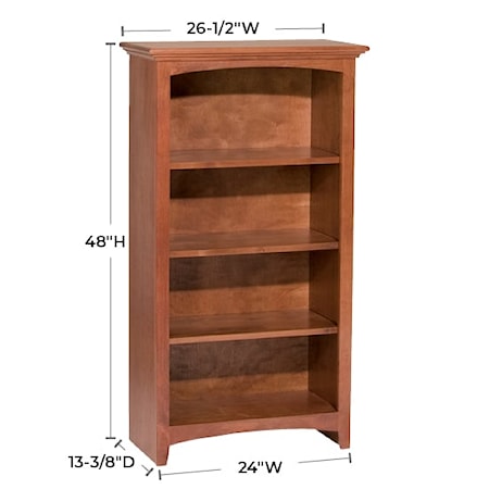 24&quot;W X 48&quot;H Bookcase