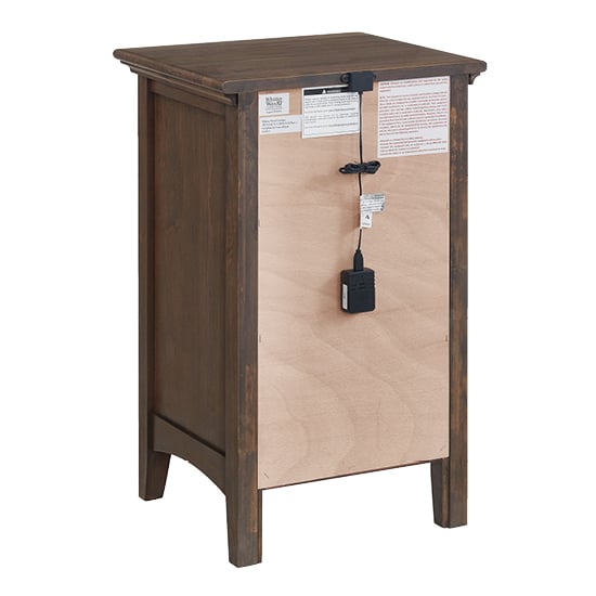 Whittier Wood McKenzie 3-Drawer Nightstand