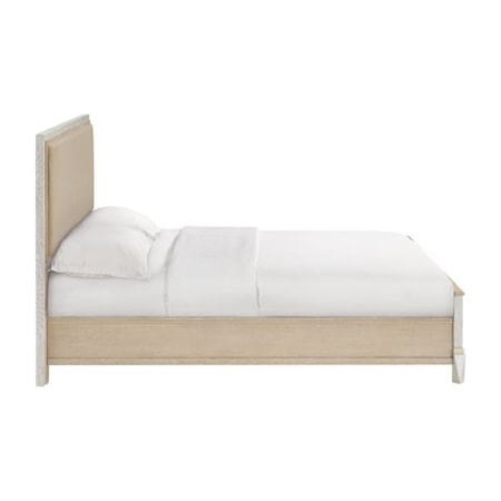 Cal-King Upholstered Panel Bed