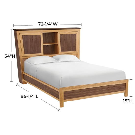 Queen Bookcase Bed