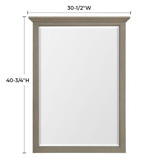 Whittier Wood McKenzie Beveled Mirror