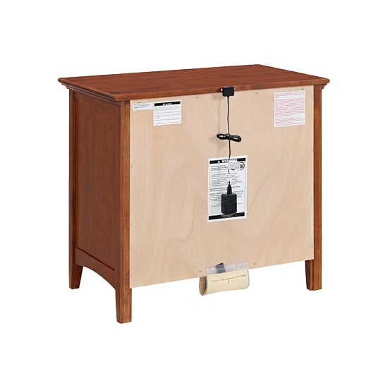 Whittier Wood McKenzie 4-Drawer Nightstand