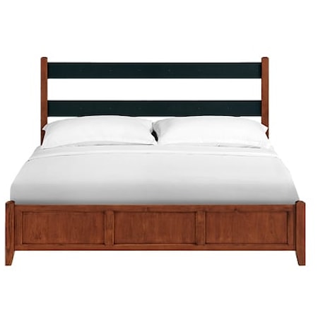 Customizable King Upholstered Panel Bed