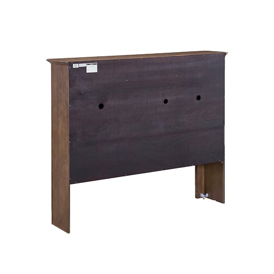 Whittier Wood McKenzie Queen Classic Bookcase Headboard