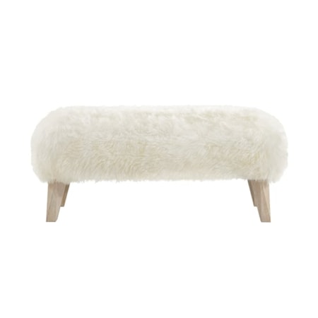 Sheepskin Bench