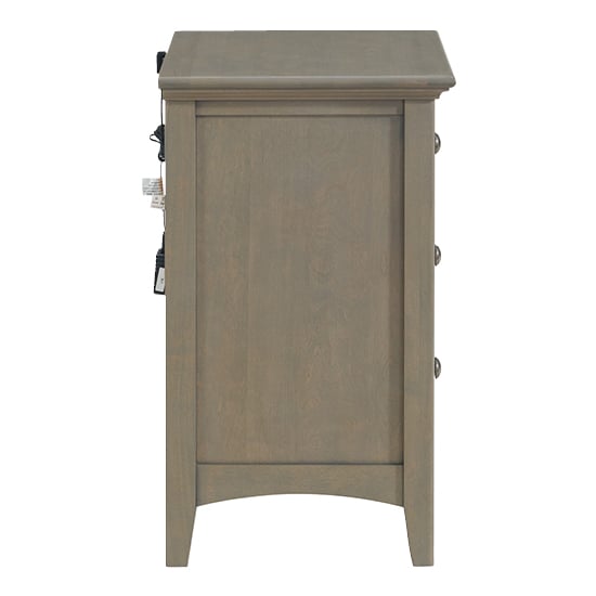Whittier Wood   3-Drawer Nightstand