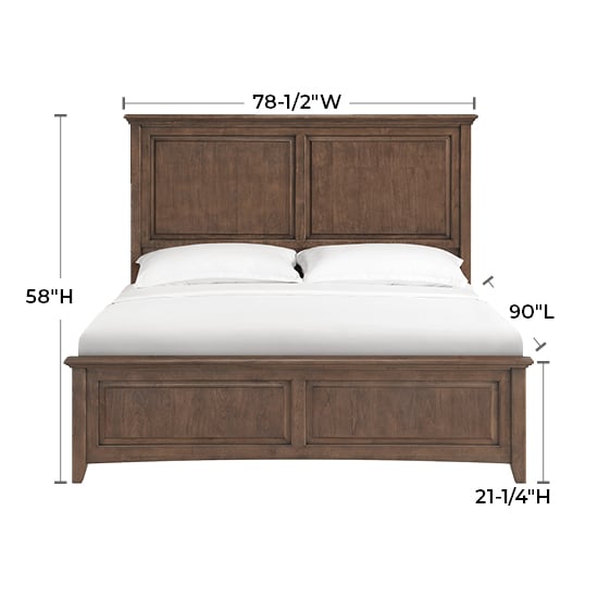 Whittier Wood McKenzie Cal-King Storage Bed