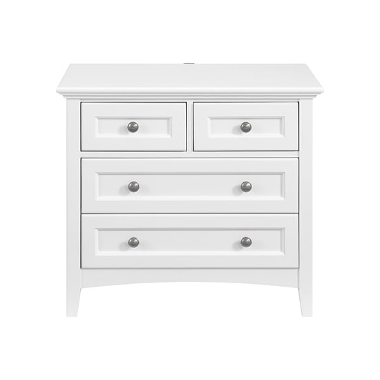 Whittier Wood McKenzie 4-Drawer Nightstand