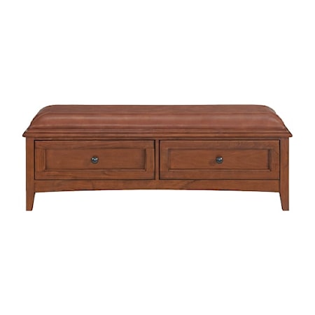 2-Drawer Accent Bench