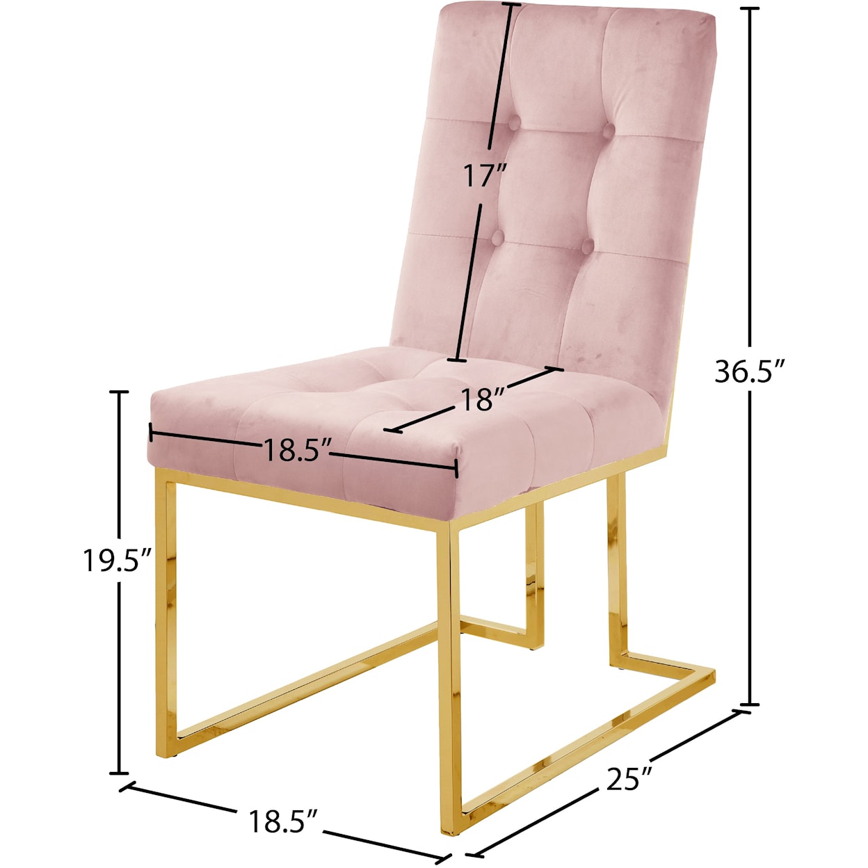 Meridian Furniture Pierre Dining Chair