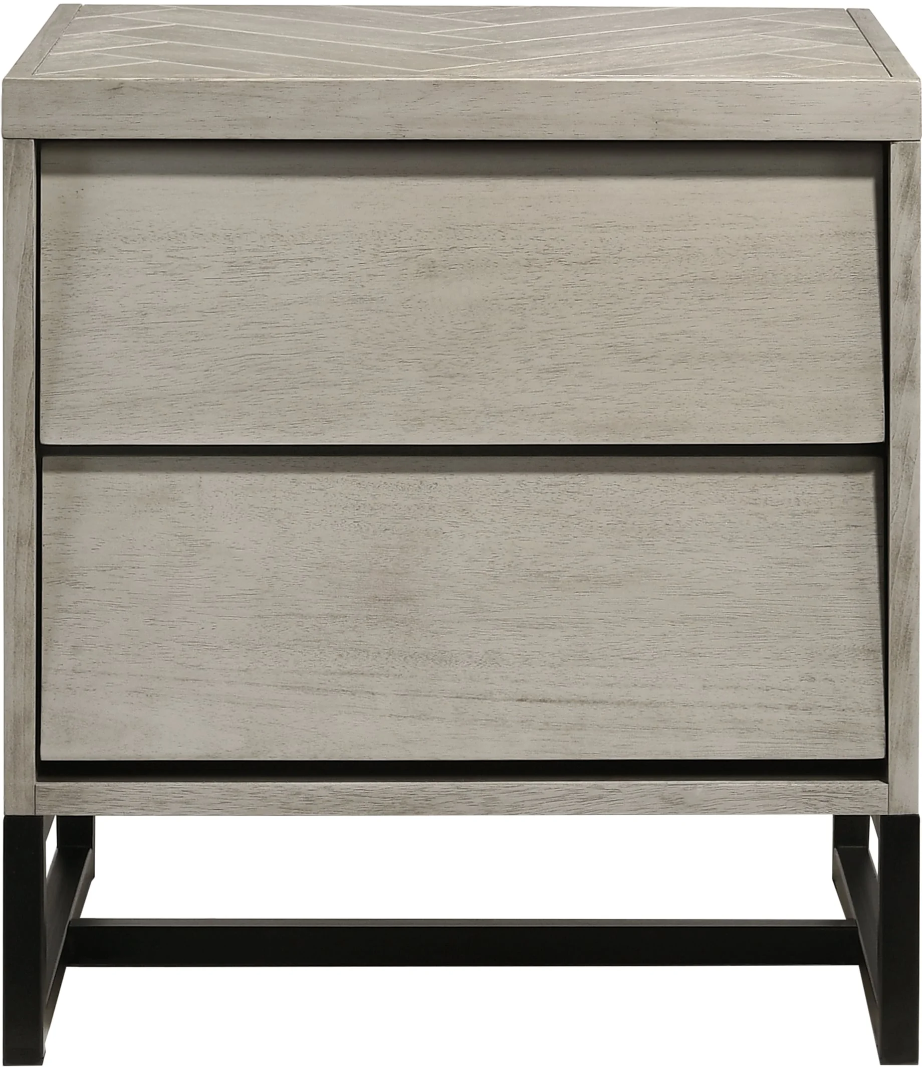 Meridian Furniture Weston WestonNS MidCentury Modern 2Drawer