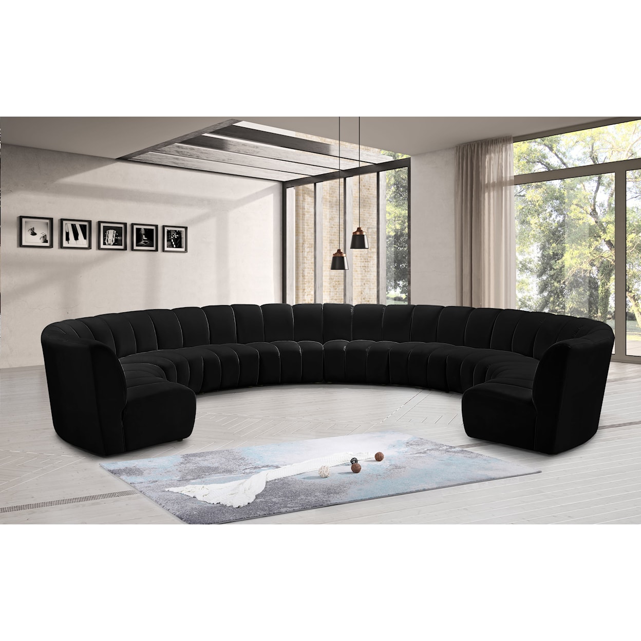 Meridian Furniture Infinity 10pc. Modular Sectional