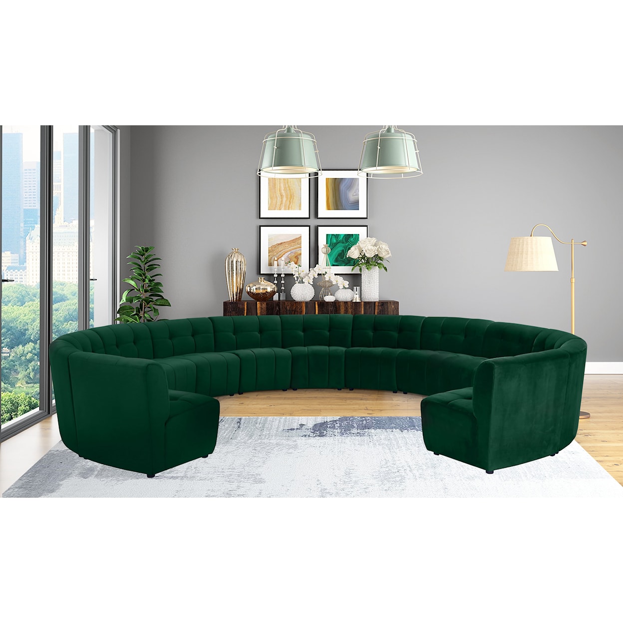 Meridian Furniture Limitless 13pc. Modular Sectional