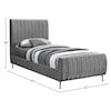 Meridian Furniture Zara Twin Bed