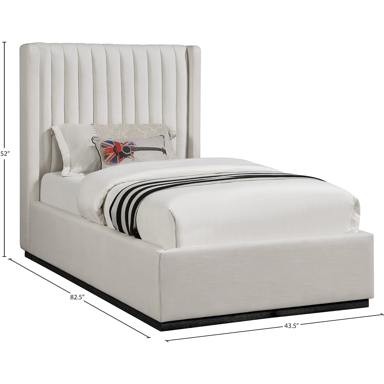 Meridian Furniture Logan Twin Bed