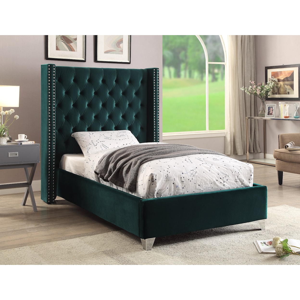 Meridian Furniture Aiden Twin Bed