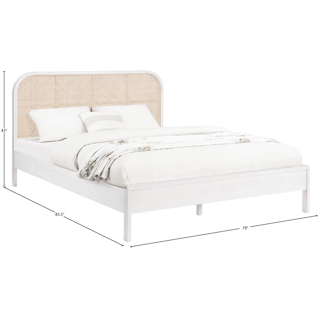 Meridian Furniture Siena King Bed (3 Boxes)