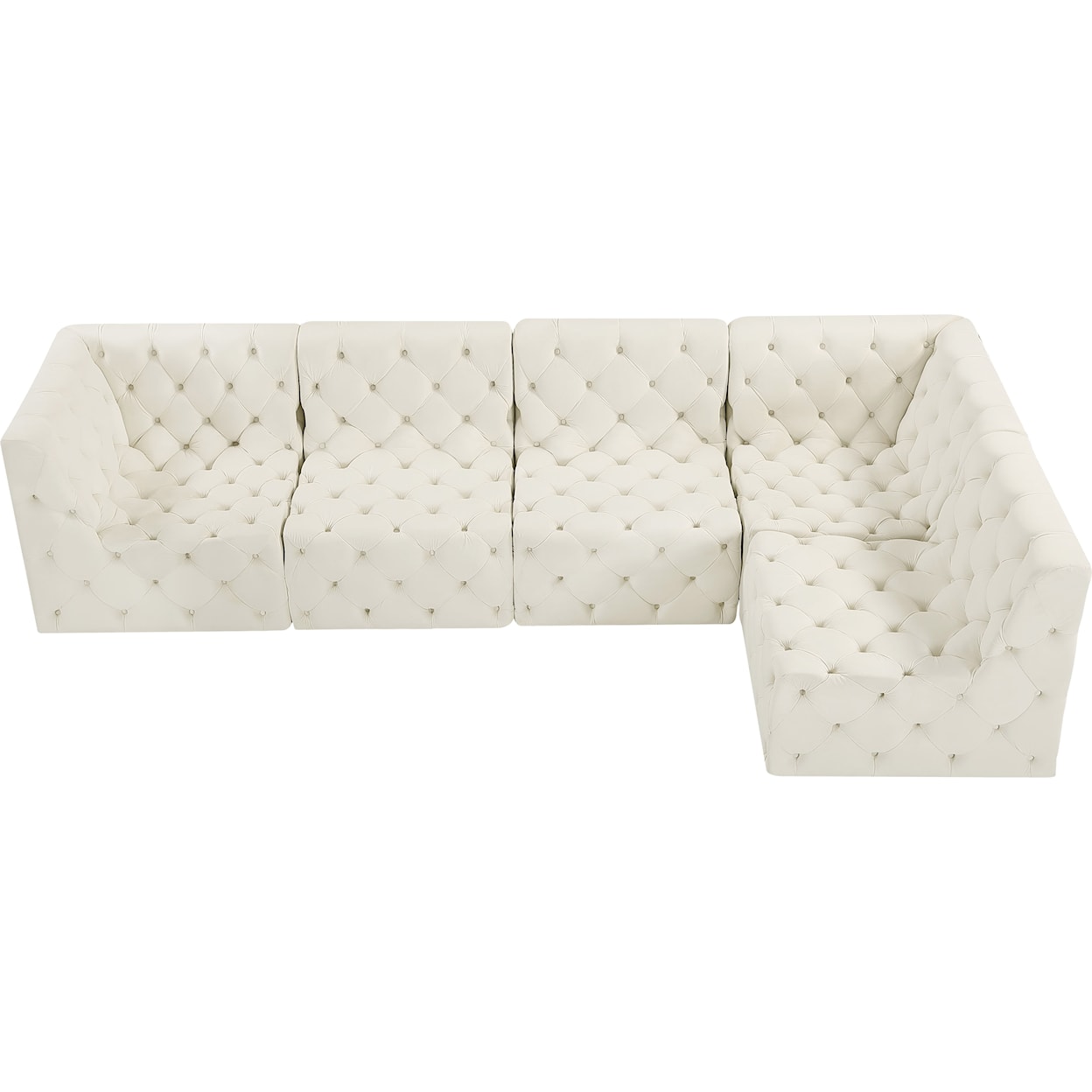 Meridian Furniture Tuft Modular Sectional