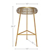 Meridian Furniture Tuscany Counter-Height Stool