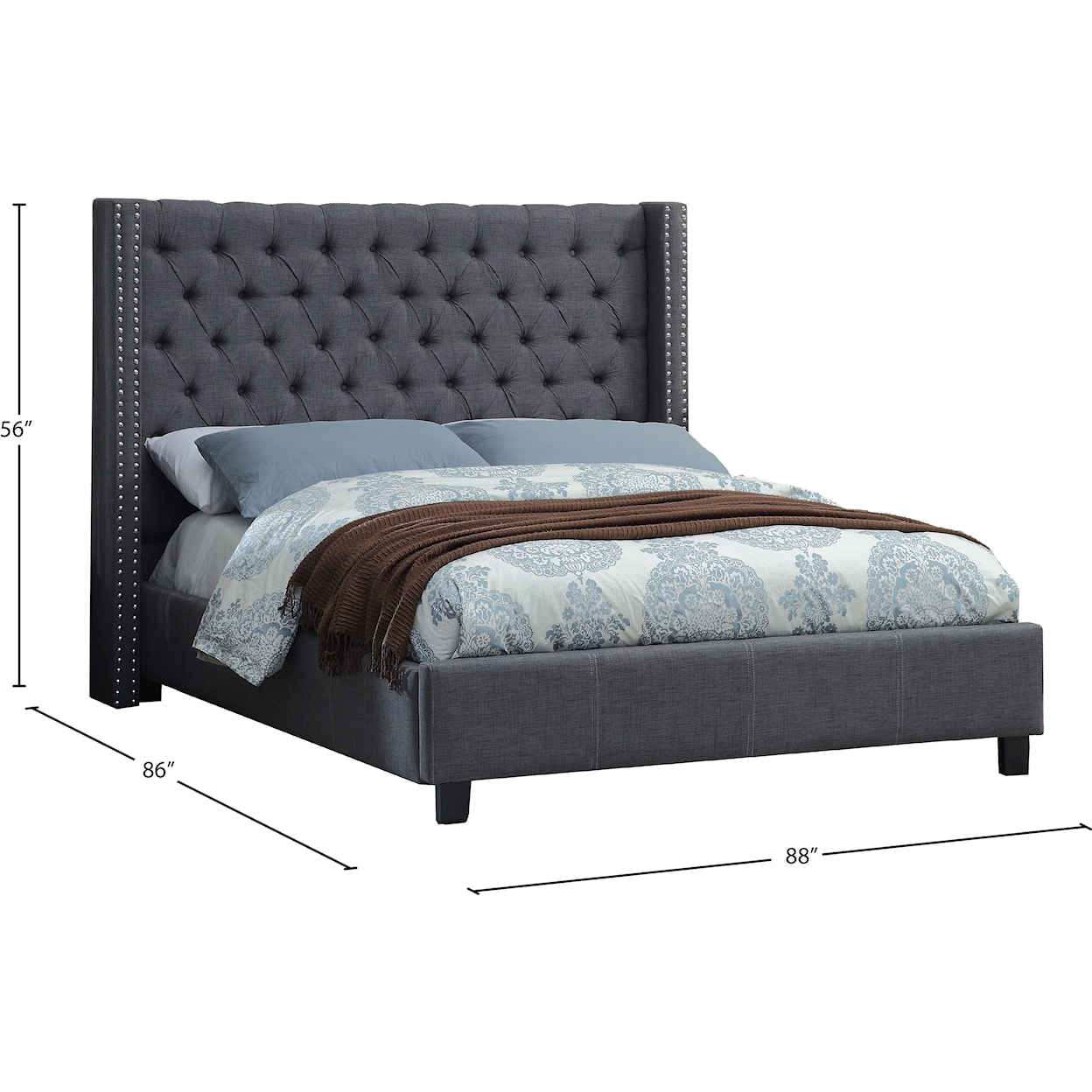 Meridian Furniture Ashton King Bed