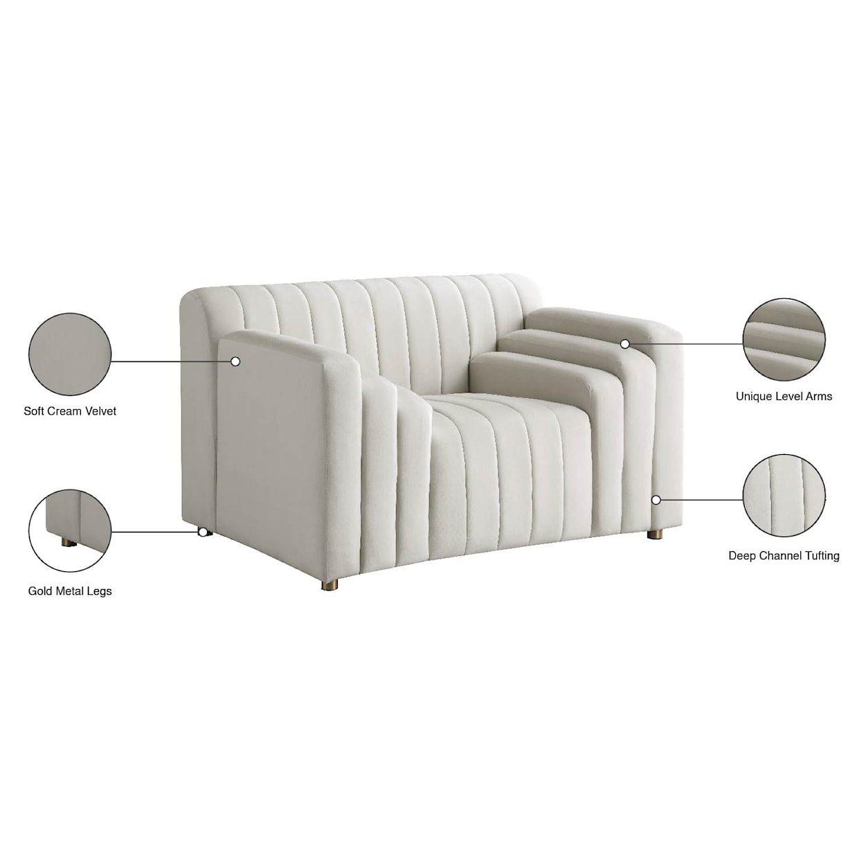 Meridian Furniture Naya Chair