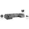 Meridian Furniture Serene Deluxe Comfort Modular Sectional