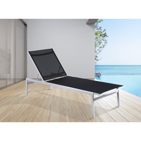 Aluminum Mesh Chaise Lounge Chair