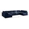 Meridian Furniture Serene Deluxe Comfort Modular Sectional