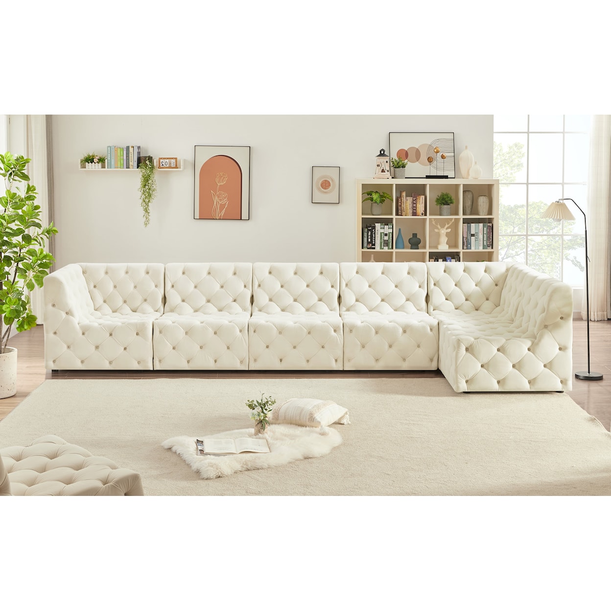 Meridian Furniture Tuft Modular Sectional