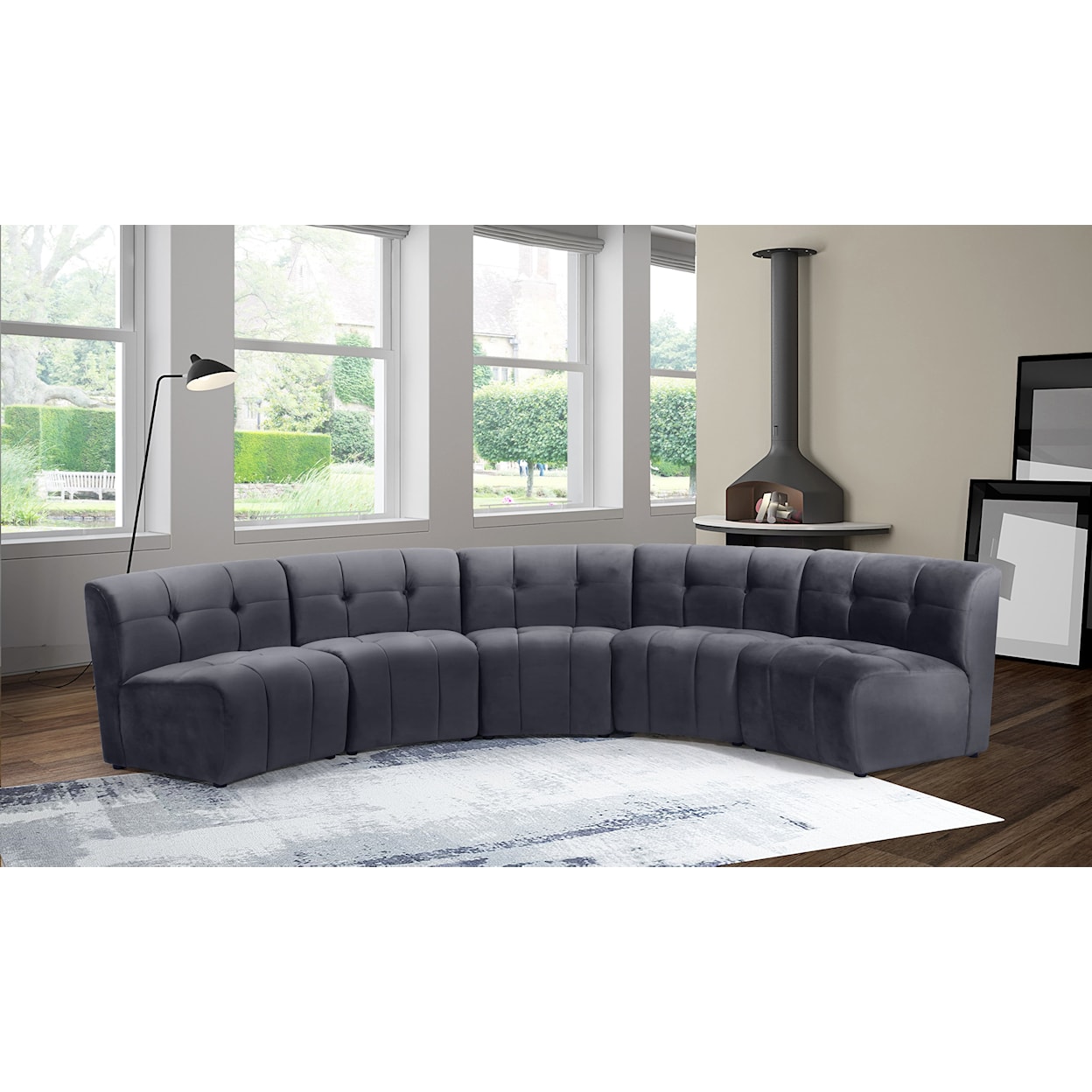 Meridian Furniture Limitless 5pc. Modular Sectional