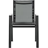 Meridian Furniture Nizuc Aluminum Mesh Dining Arm Chair