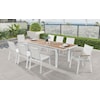 Meridian Furniture Nizuc Extendable Aluminum Dining Table