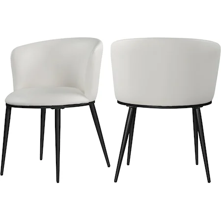 Contemporary Faux Leather Upholstered Dining Chair