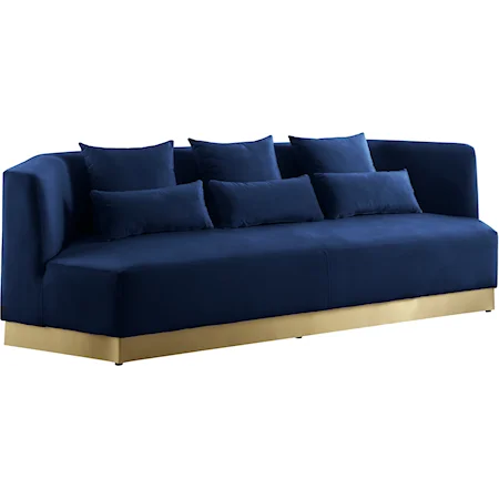 Marquis Navy Velvet Sofa