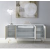 Meridian Furniture Bellissimo Sideboard with Gold-Finished Panels